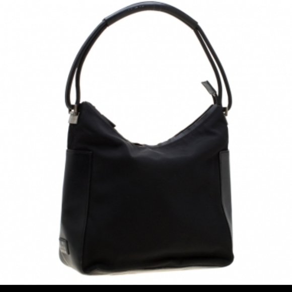 Gucci Leather Tote Satchel Vinatge Black Nylon  - Picture 2 of 14